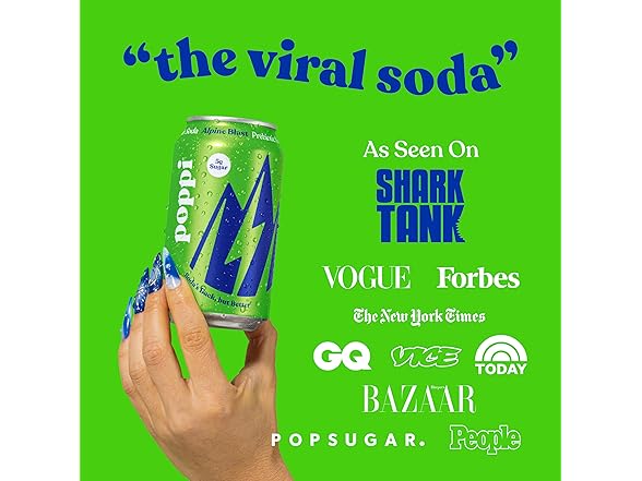 Poppi Soda Staples Variety, 12pk