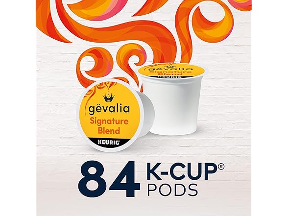 84CT Gevalia Signature Blend Mild Light Roast KCups
