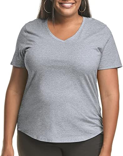Just My Size Womens V-neck Tshirt