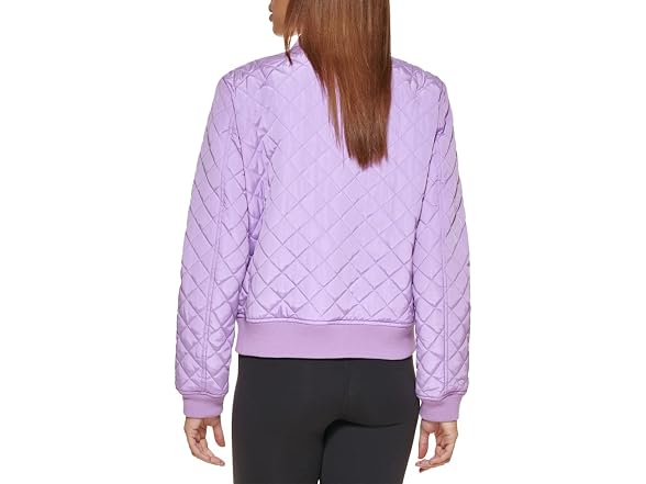 Levi's Women (M) Diamond Quilted Jacket Lilac Mist