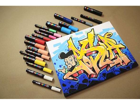 uni-ball Uni POSCA 186510 Marker Fine Bullet Yellow