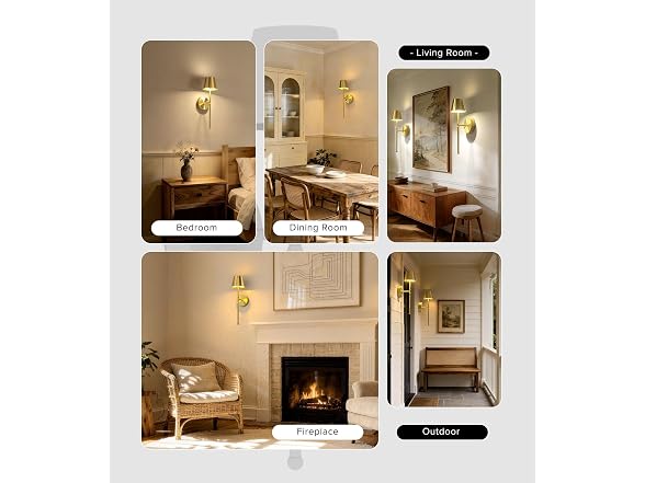 UME Wireless Sconces Set of 2