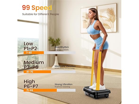TISSCARE Vibration Plate Exercise Machine
