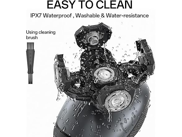 Gray Mens Rotary Shaver