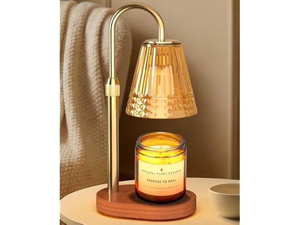 Gold Candle Warmer Lamp