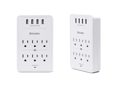 $18.99 Aduro Surge Multi Charging Station 6 Outlets & 4 USB Ports dealfomo