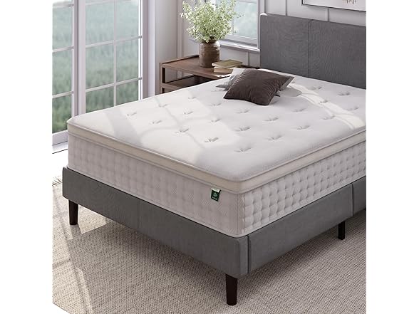 ZINUS 12" Queen Spring Hybrid Mattress