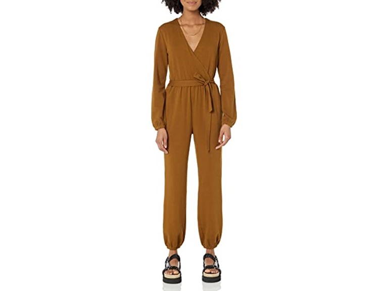 Amazon Essentials Women Knit Surplice Jumpsuit - Gallery 15