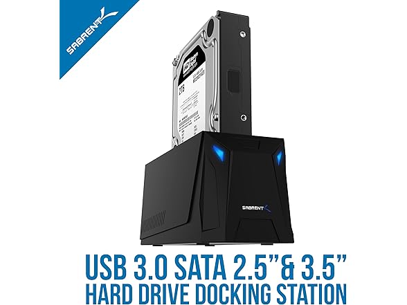USB 3.0 to SATA External Hard Drive Docking Station