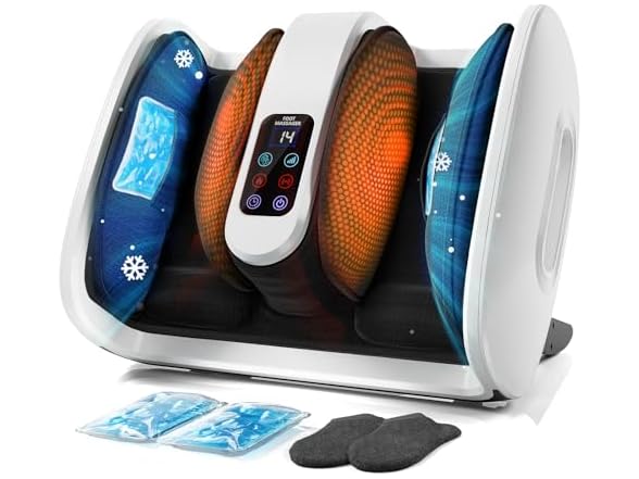 SUMELL Shiatsu Foot Massager Heat and Ice Therapy