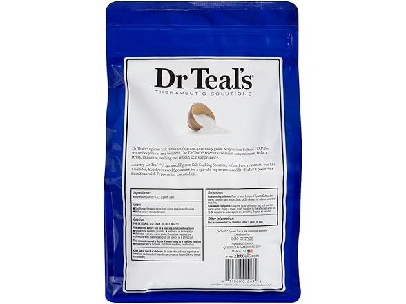 Dr. Teal's Epsom Salt Soaking Solution Magnesium Sulfate