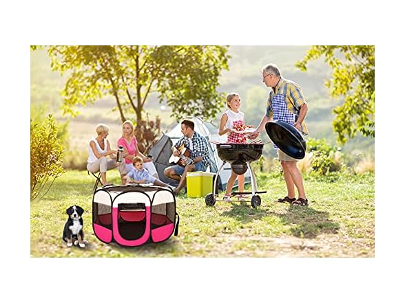GREUS Portable Foldable Pet Playpen Pet