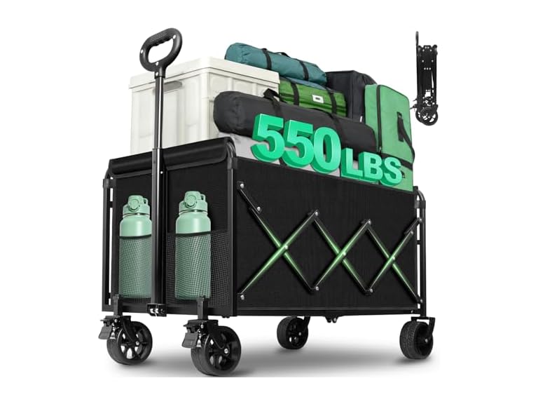 FFQ Heavy Duty Foldable Wagon 550LBS