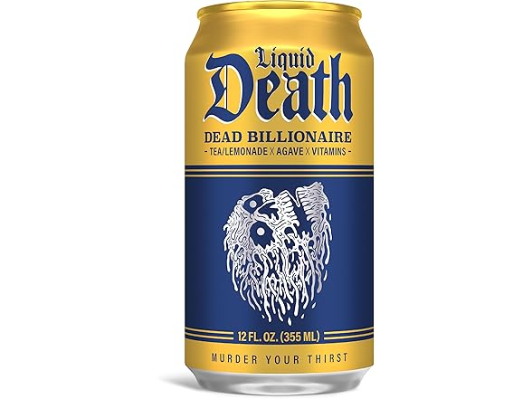 12PK Liquid Death Iced Tea (Black Tea/Lemonade)