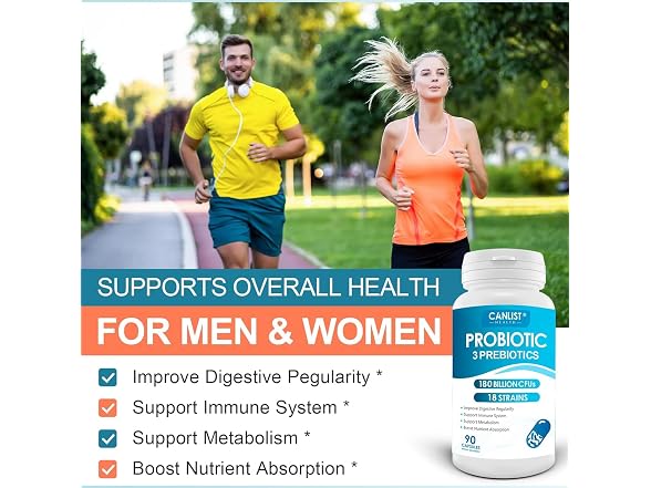 CANLIST Probiotics 180 Billion CFU 90 Capsules