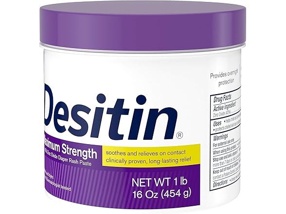 Desitin Maximum Strength Baby Diaper Rash Cream