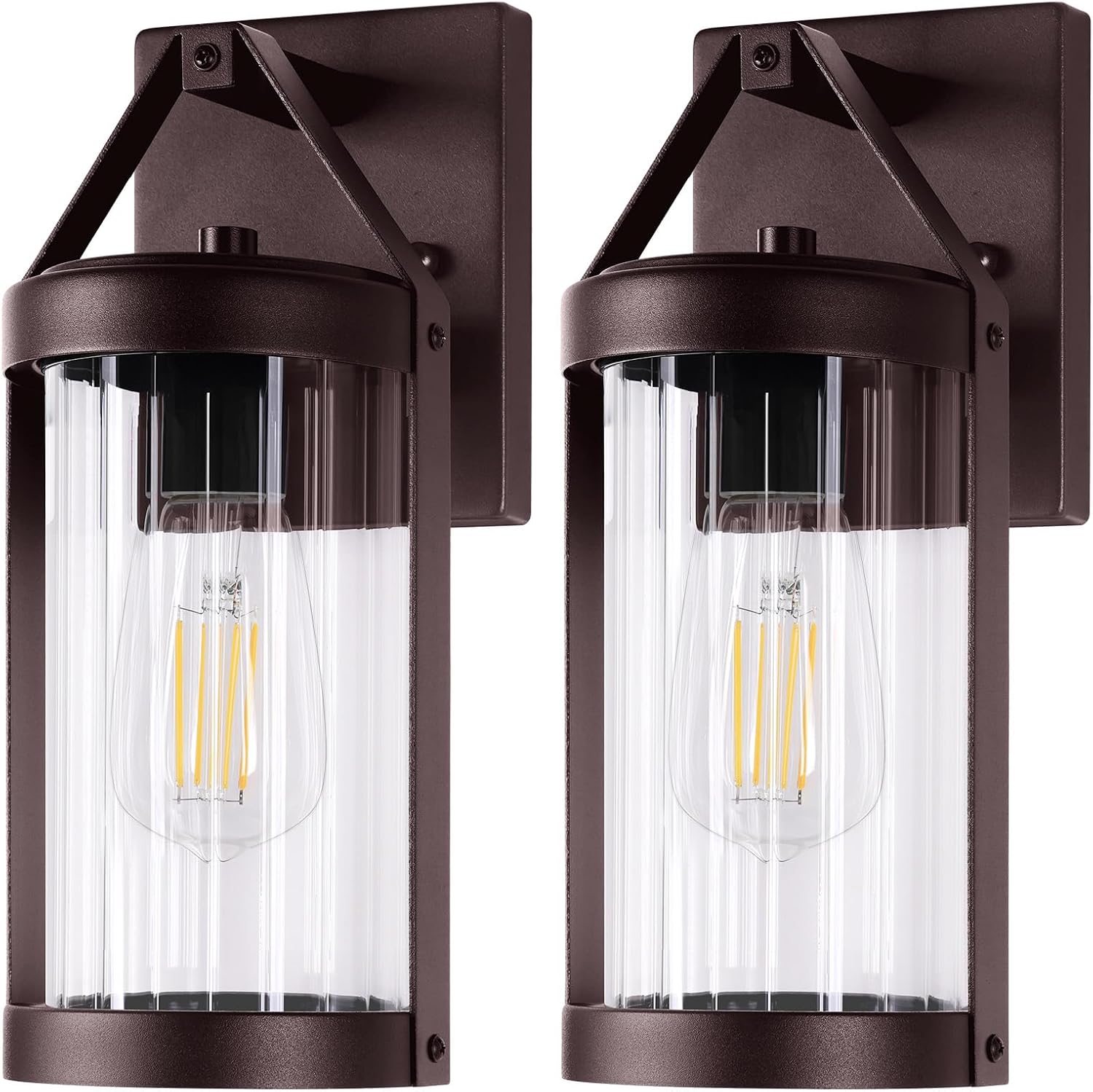 Brightever Wood Outdoor Wall Light - Gallery 10