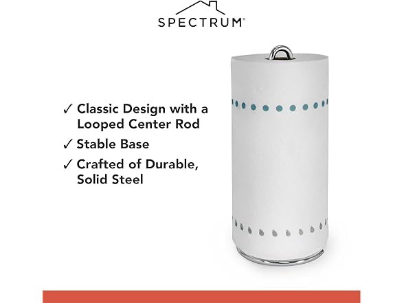 Spectrum Euro Paper Towel Holder Chrome