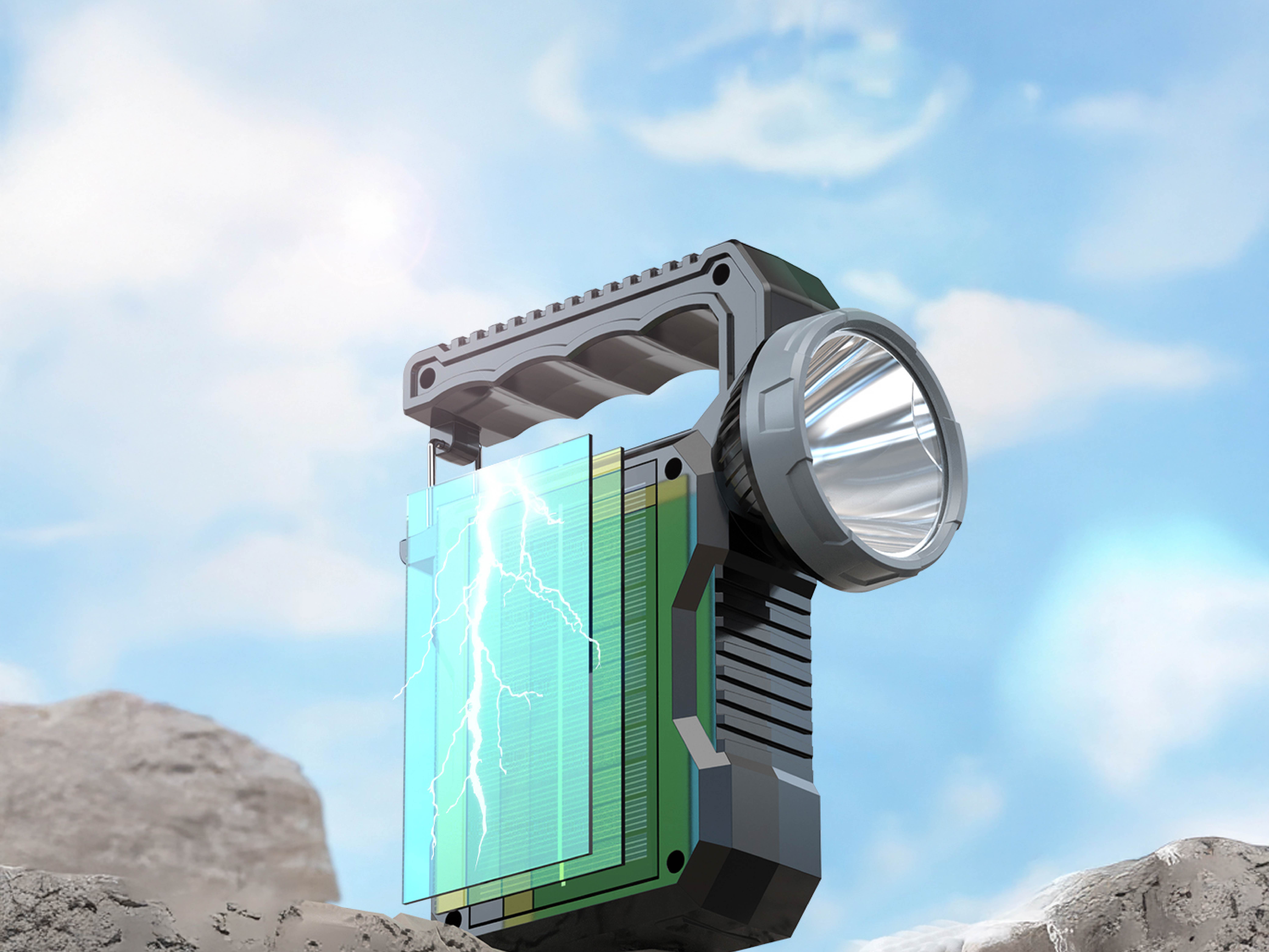 Solar Rechargeable LED Flashlight & Lantern - Gallery 9