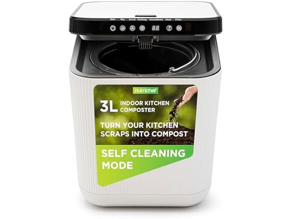 Nutrichef 3L Electric Kitchen Composter