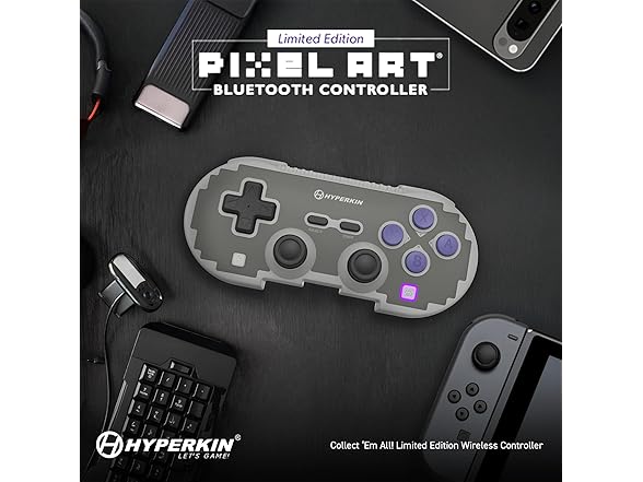 Hyperkin Retro Pixel Art Wireless Gaming Controller