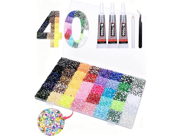 Klimonla Bedazzler Kit with Rhinestones