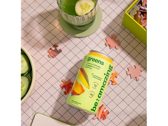 8PK Be Amazing Greens Drink, Peach Mango
