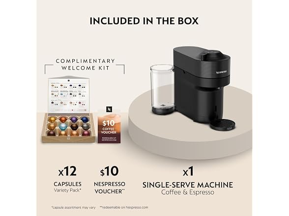 Nespresso Vertuo Pop+ Machine by De'Longhi, Black
