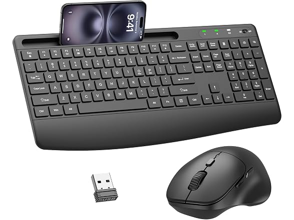 Wireless Keyboard and Mouse Combo
