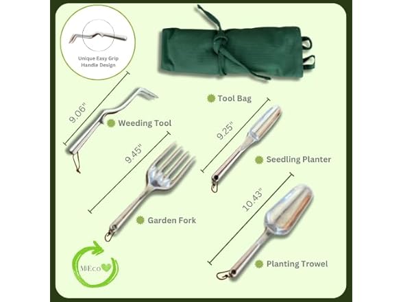 MiEco Gardening Hand Tools Set