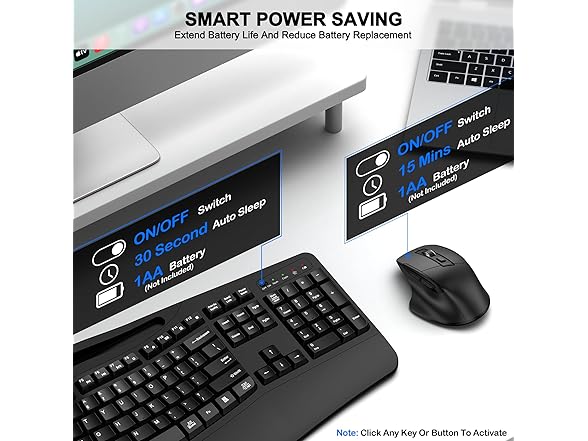 Wireless Keyboard and Mouse Combo | 2.4G