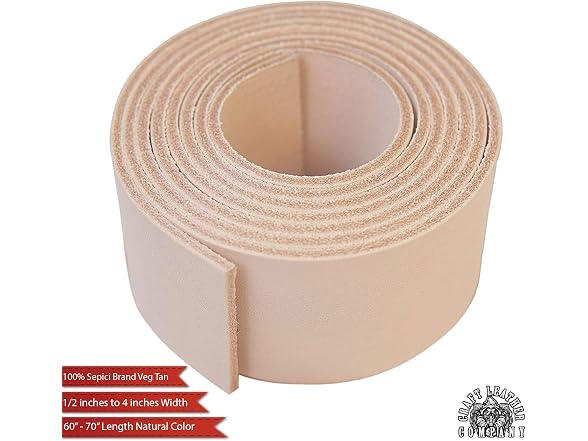 Sepici Leather Strap Natural 1/2" Inch