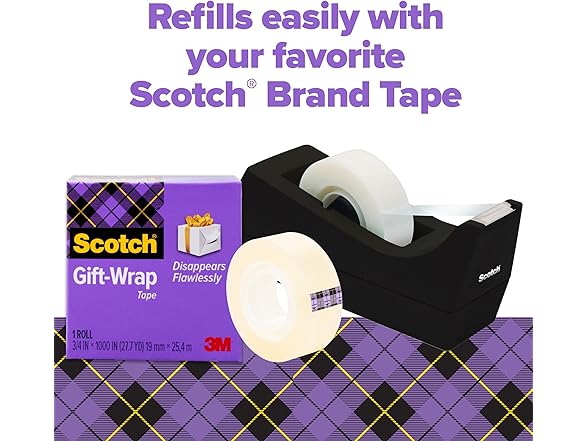 Scotch Gift Wrap Tape 6 Rolls + Disp