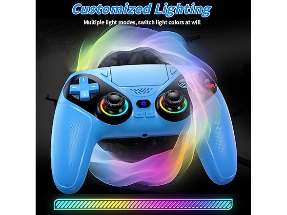 Dinosoo RGB Controller for PS5 and PC