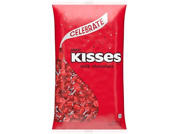 Hersheys Kisses Milk Choc Bulk Bag