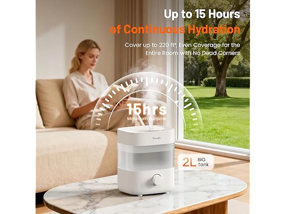 MRWALK Humidifiers for Bedroom