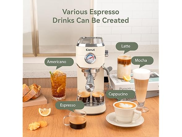 Espresso Machine with Grinder