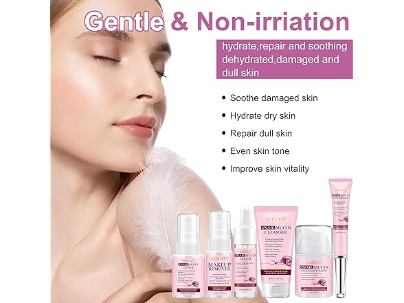 GEBEATY Snail Mucin Skin Care Set