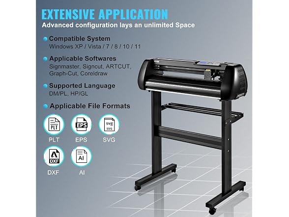 VEVOR Vinyl Cutter Machine, 28in