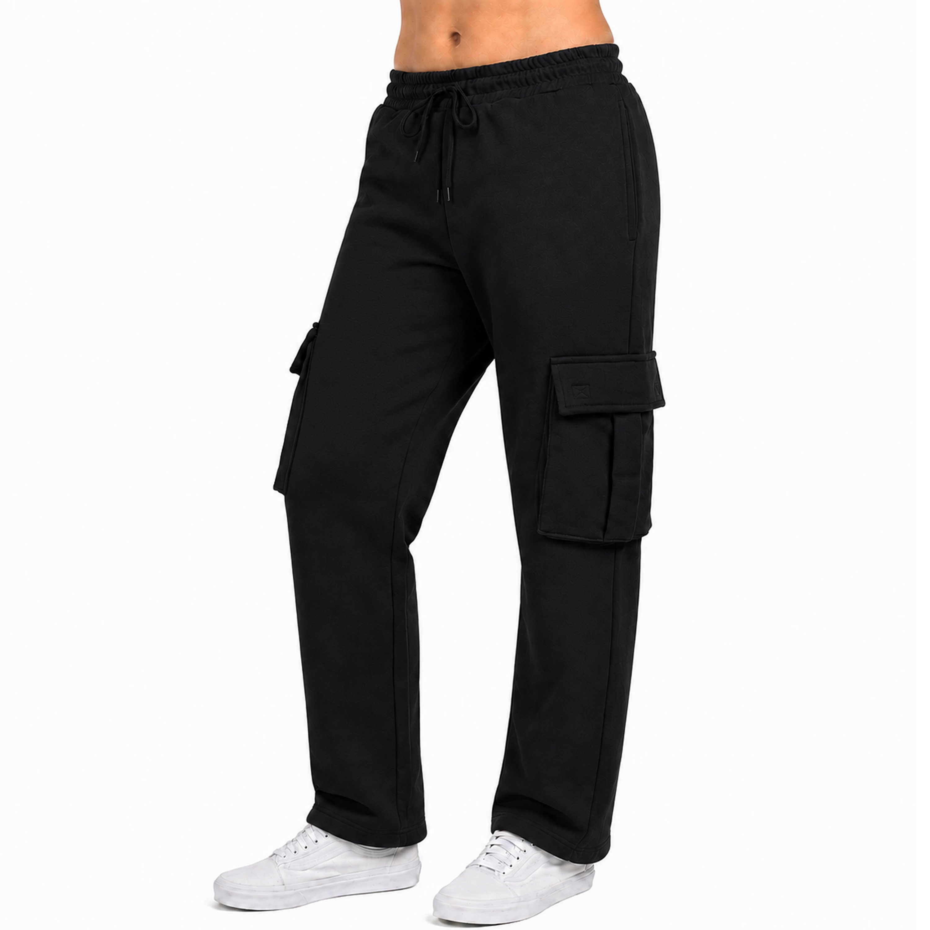 3Pk Womens Open Bottom Fleece Sweatpants - Gallery 33