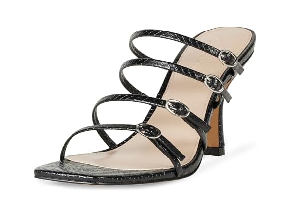The Drop Women's Naomi Strappy Buckle Heeled Sandal