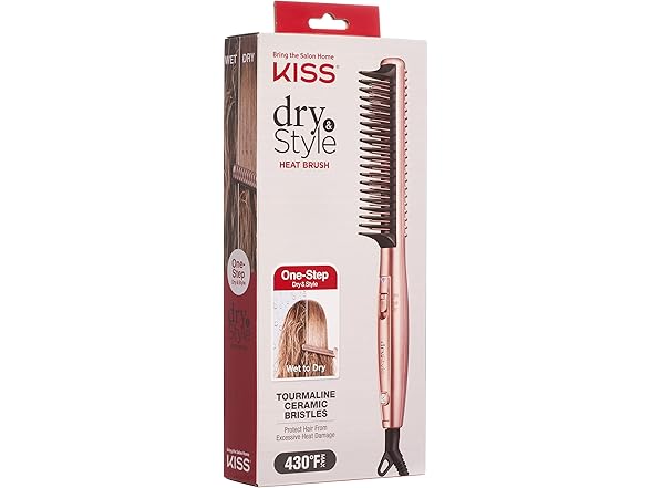 KISS Dry and Style Heat Brush