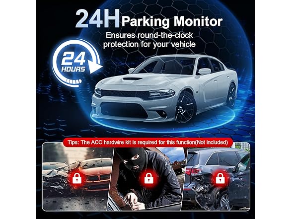 IusZup 4K 3 Channel Dash Cam