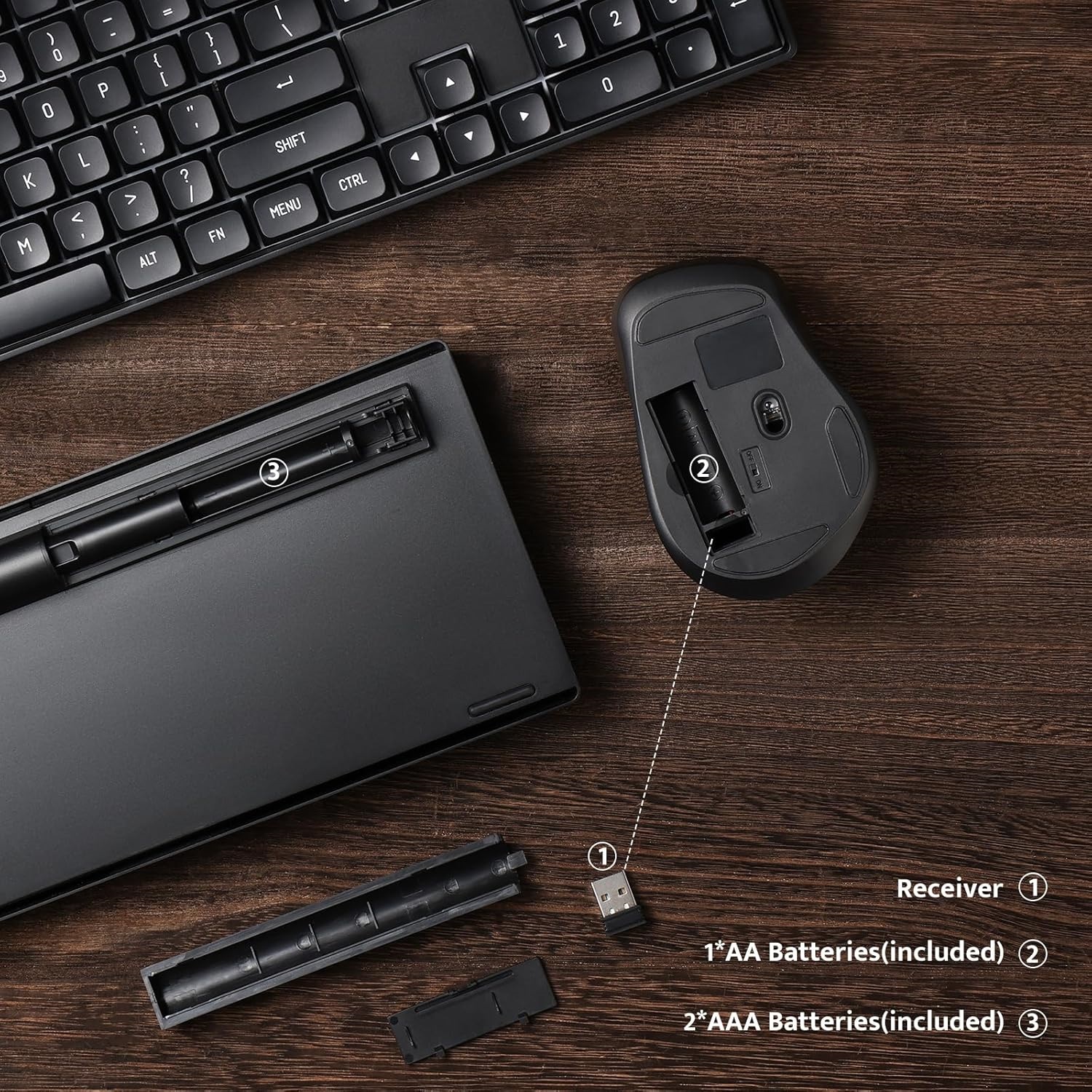 darkFlash Wireless Mechanical Keyboard & Mouse - Gallery 16