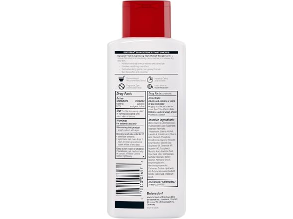 Eucerin Skin Calming Itch Relief Lotion 8.4oz