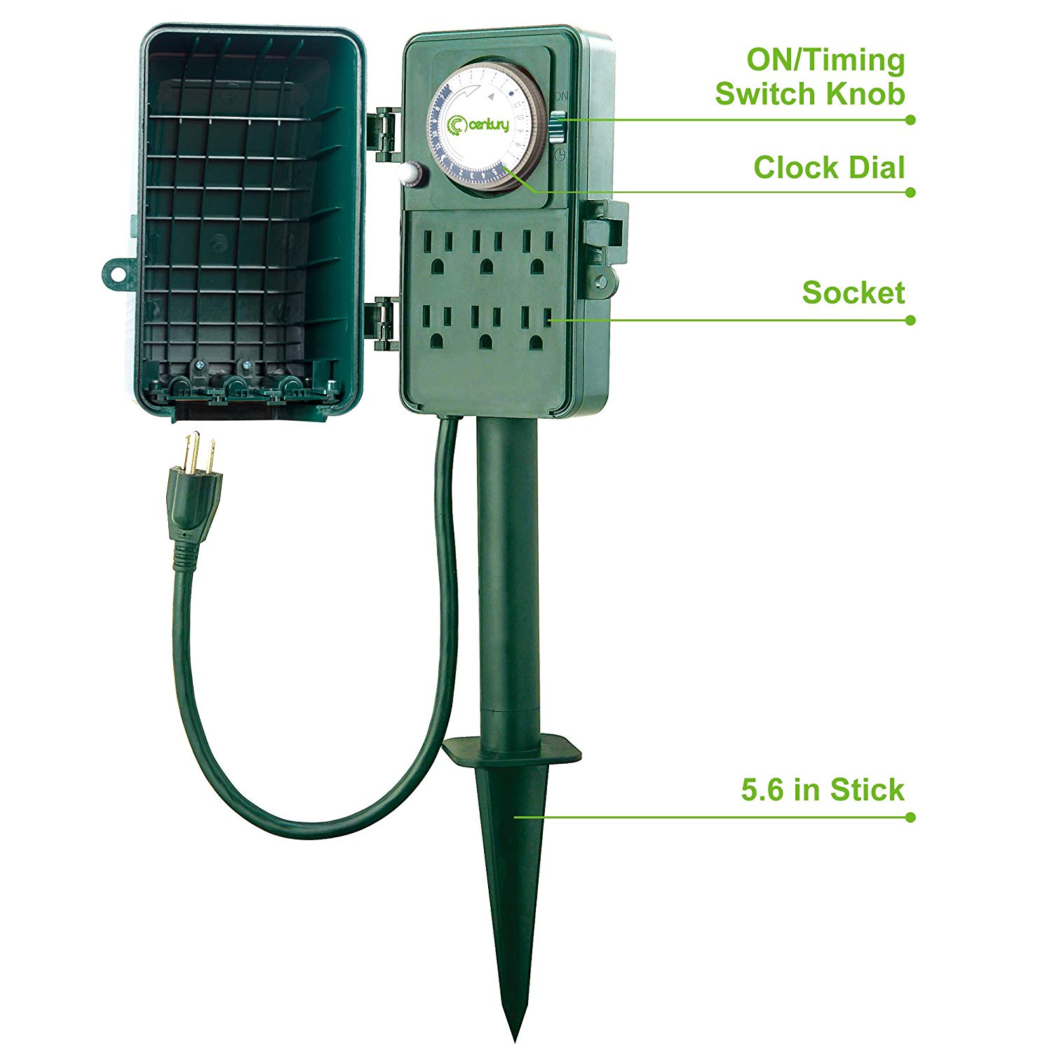 Century Mechanical Outdoor Socket Timer - Gallery 11
