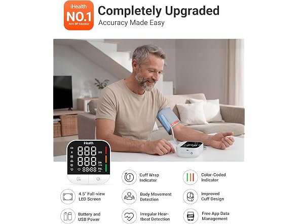 Track Pro Upper Arm Blood Pressure
