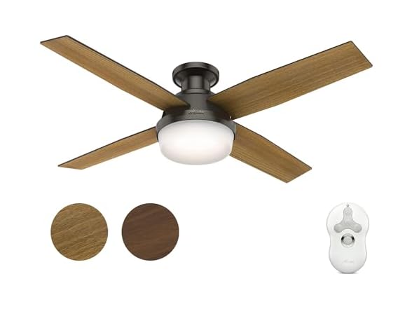Hunter Fan 52 inch Noble Bronze Indoor Ceiling Fan