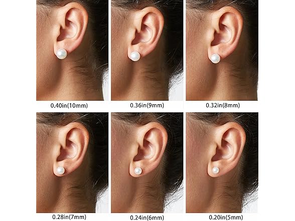 Munchewy Freshwater Pearl Studs (6.5-7mm)