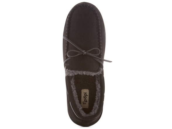 Floopi Men's Moccasin Slipper with Bow